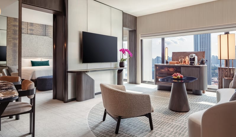 Pan Pacific Singapore - Premier Suite Living Room